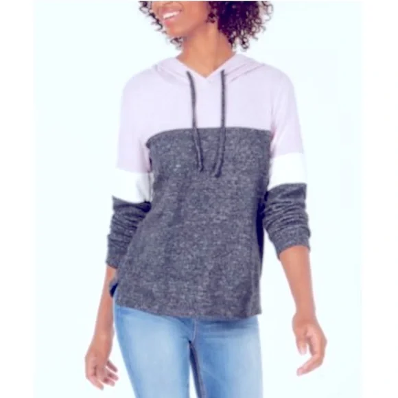 $7 sale Hippie Rose soft hoodie sweater size M - Picture 1 of 4